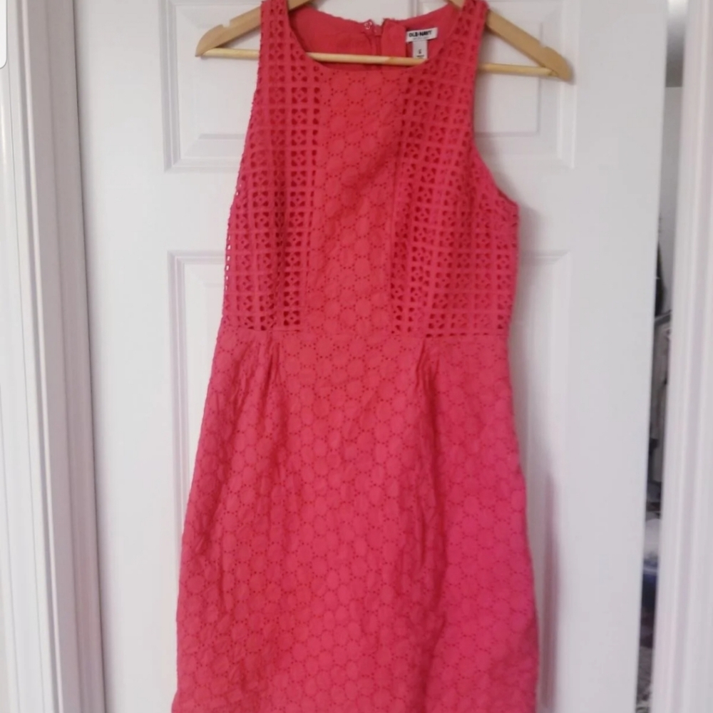 Old Navy coral dress size 6